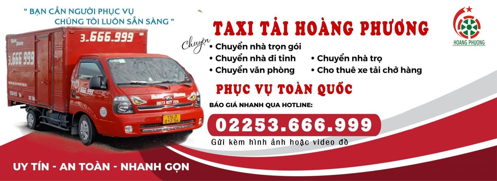  Dịch vụ chuyển văn phòng trọn gói của Taxi Tải Hoàng Phương luôn sẵn sàng đồng hành cùng doanh nghiệp