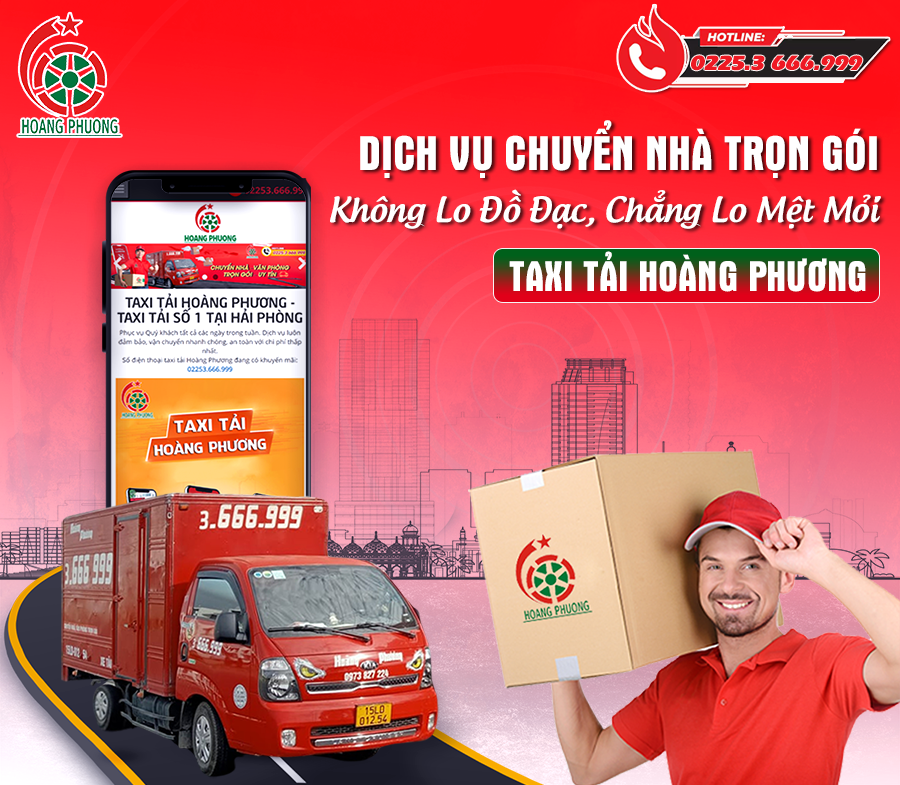 Sử dụng dịch vụ chuyển nhà trọn gói tại Taxi Tải Hoàng Phương mang lại rất nhiều lợi ích