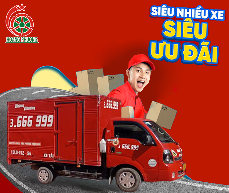 Thuê xe tải chở hàng 500kg - 5 tấn gọi ngay Taxi Tải Hoàng Phương