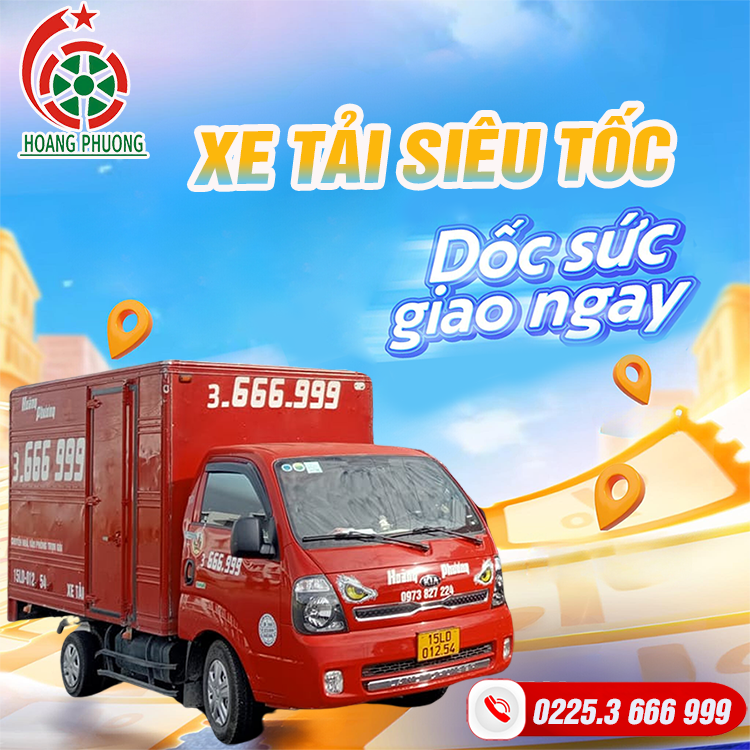 Chở Đồ Lớn, Giao Hàng Nhỏ - Taxi Tải Hoàng Phương Đáp Ứng Tất Cả